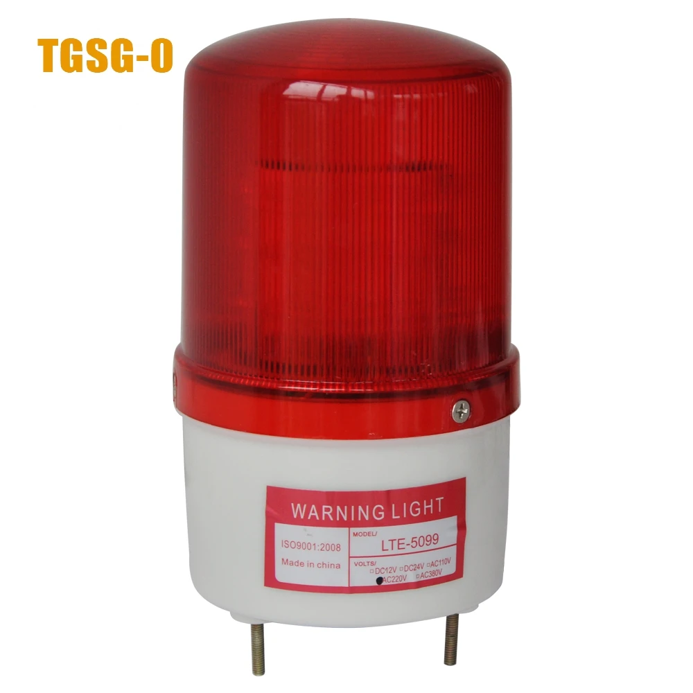 

LTE-5099 led strobe warning light Shadesmaterial PS base material ABS1.5W DC12V/24V,AC220V warning light