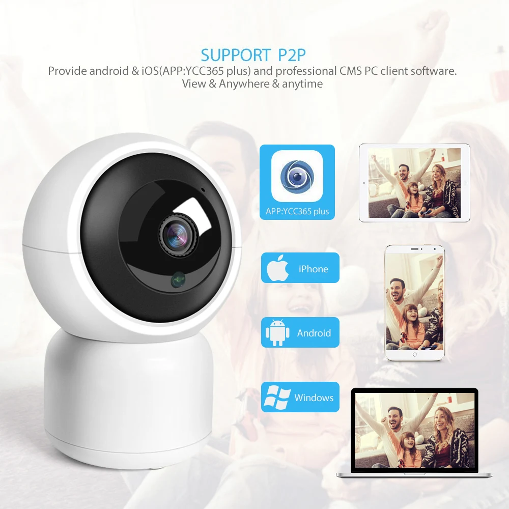 HD 720P 1080P Wifi IP камера с автоматическим отслеживанием Wi Fi умная двухстороннее аудио