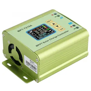 

MPT-7210A MPPT Solar Charge Controller LCD Display Lithium Battery DC-DC 24V/36V/48V/60V/72V Boost Regulator 0-10A Adjustable