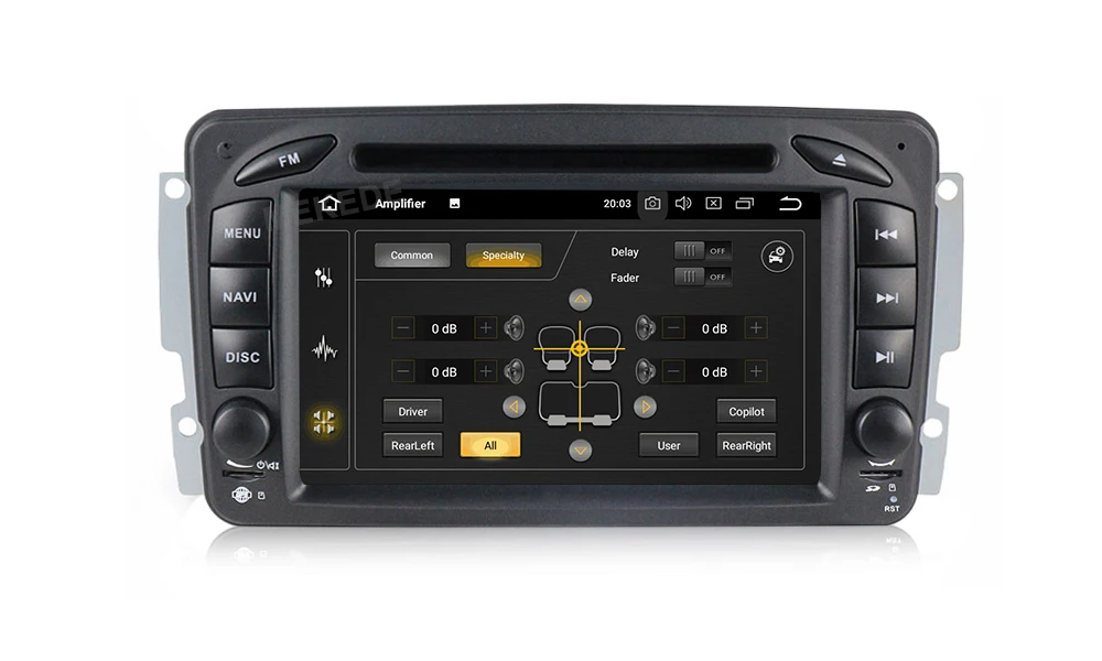 Cheap 7" DSP IPS Android 9.0 4G 64G 2 DIN Car DVD player For Benz CLK W209 W203 W168 W208 W463 W170 Vaneo Viano Vito E210 C208 GPS PC 25