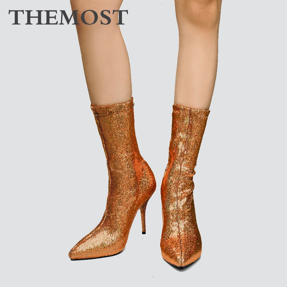 high leg ankle boots