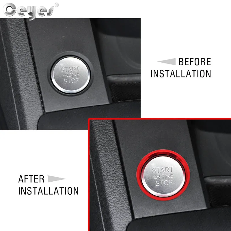 Start Engine Button Ring for AUDI (22)