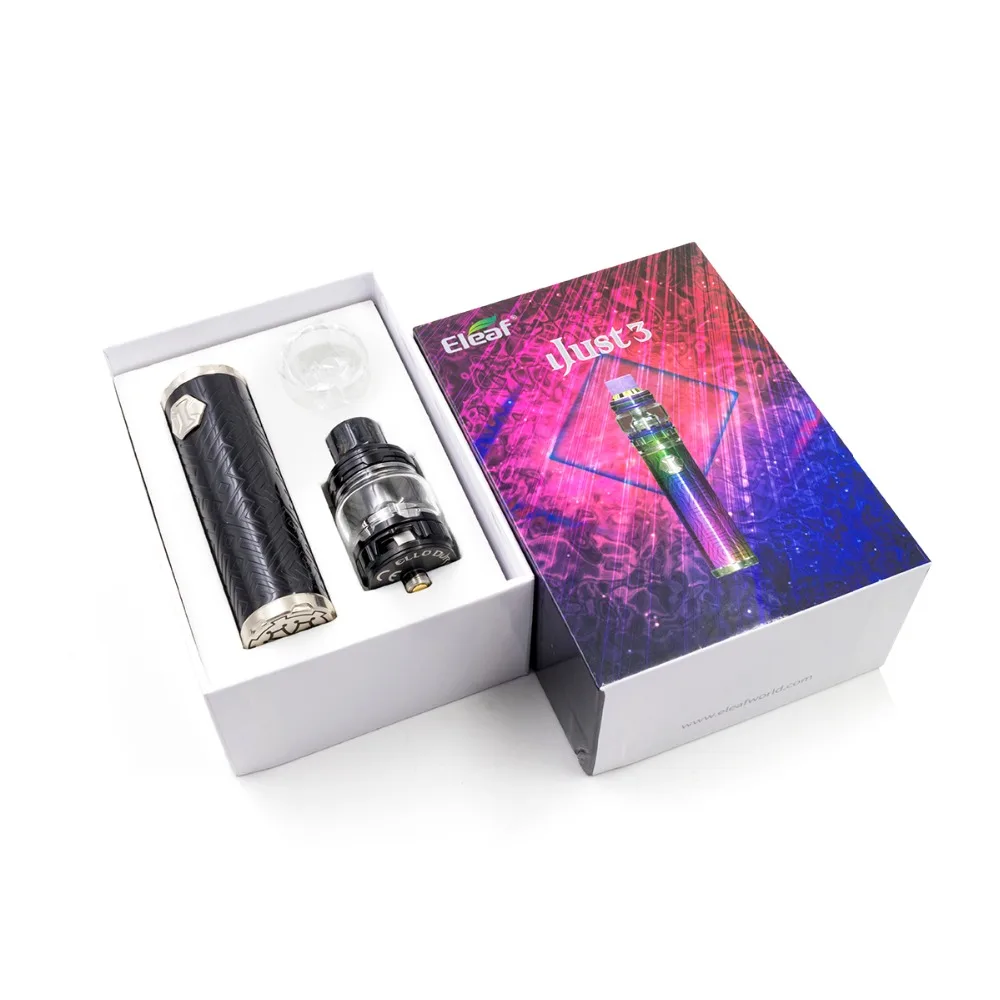 Оригинальный стартовый набор Eleaf IJust 3 аккумулятор 80 Вт с атомайзером Ello Duro