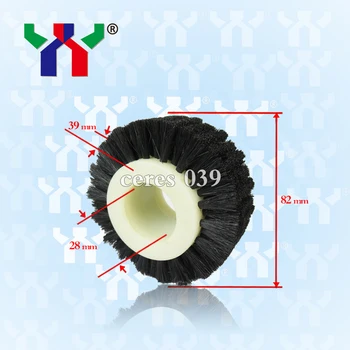 

10 pcs ceres 039 Print Area Brush Wheel,Black,28*82*39mm