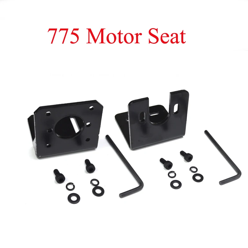 

1Set 775 Motor Holder Steel Seat L-type Bracket s Fixed Mount for RC Fishing Bait Boat/Tug Boat Model DIY Parts