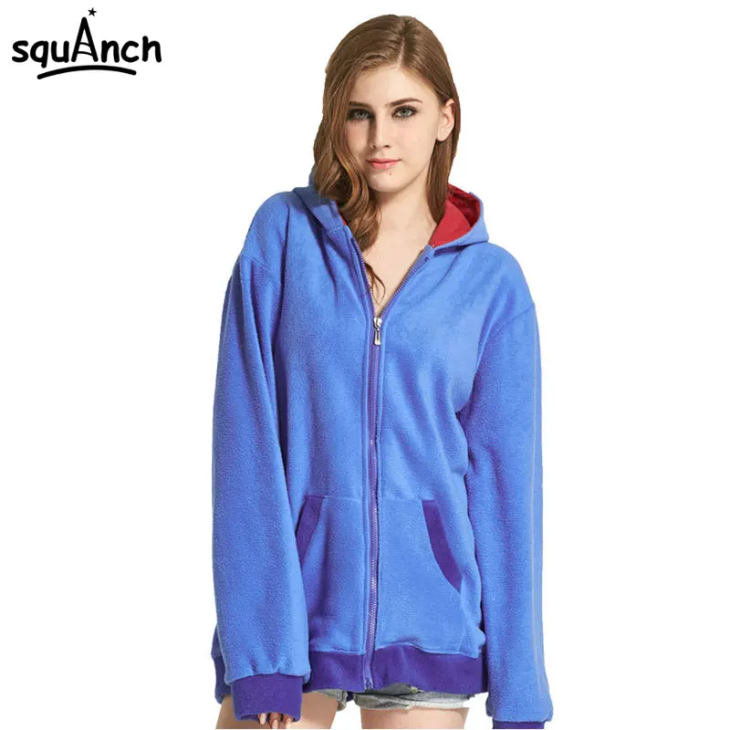  Women's Hoodies Blue Stitch Sweatshirt Anime Cartoon Lilo Stitch Jacket Street Wear Winter Hooded Z