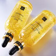 Rosto soro nicotinamida essência facial líquido 24k ouro puro anti-envelhecimento hidratante refrescante cuidados com a pele