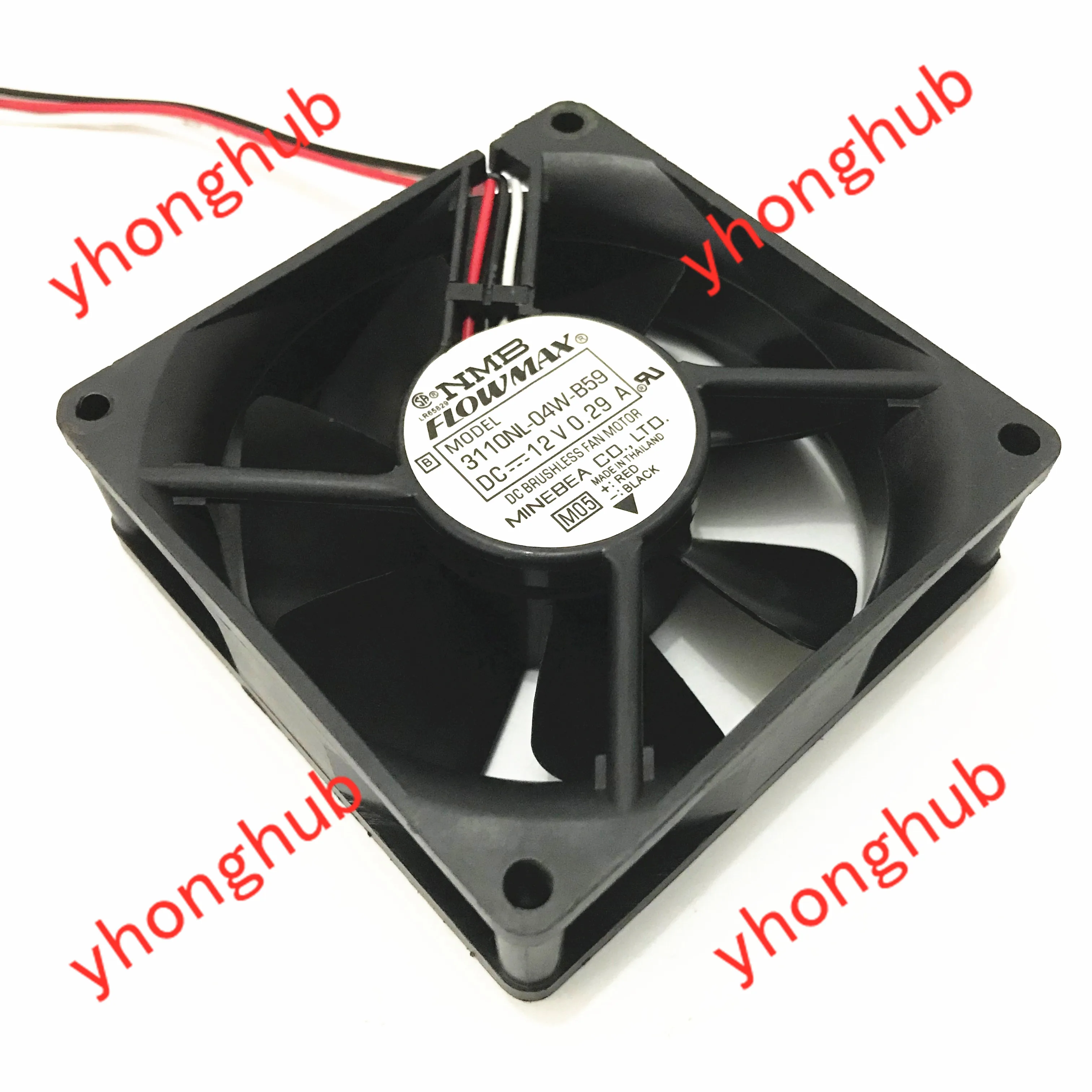 NMB MAT 3110NL 04W B59 M05 DC 12V 0.29A 3 жильный 80X80X25mm Сервер вентилятор охлаждения|square fan|server fandc