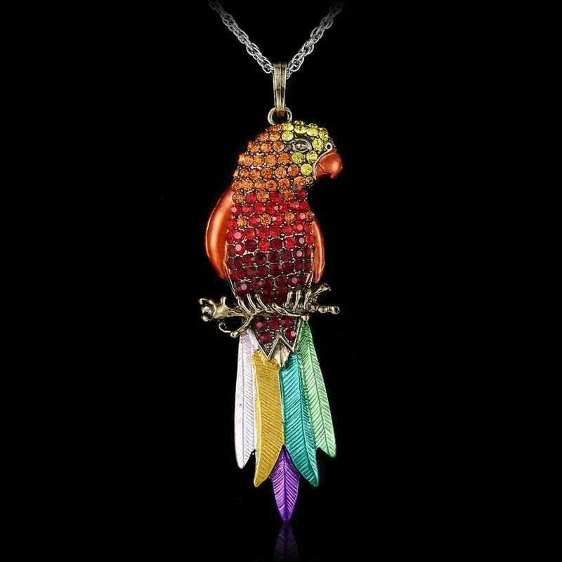 Vintage-Long-Jewelry-Fashion-Sweater-Necklace-2016-Bird-Exquisite-Colourful-Enamel-Crystal-Animal-Parrot-Pendant-Necklaces