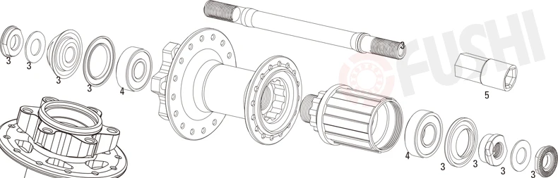 MR2437-2RS подшипник 24*37*7 мм(1 шт.) ABEC-3 MR 24377 RS велосипед BB90 кронштейн дно 24 37 7 шариков подшипники