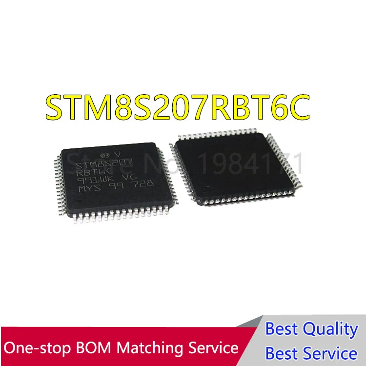 20 шт. STM8S207RBT6C 14*14 STM8S207RBT6 QFP64 Новый | Электронные компоненты и принадлежности