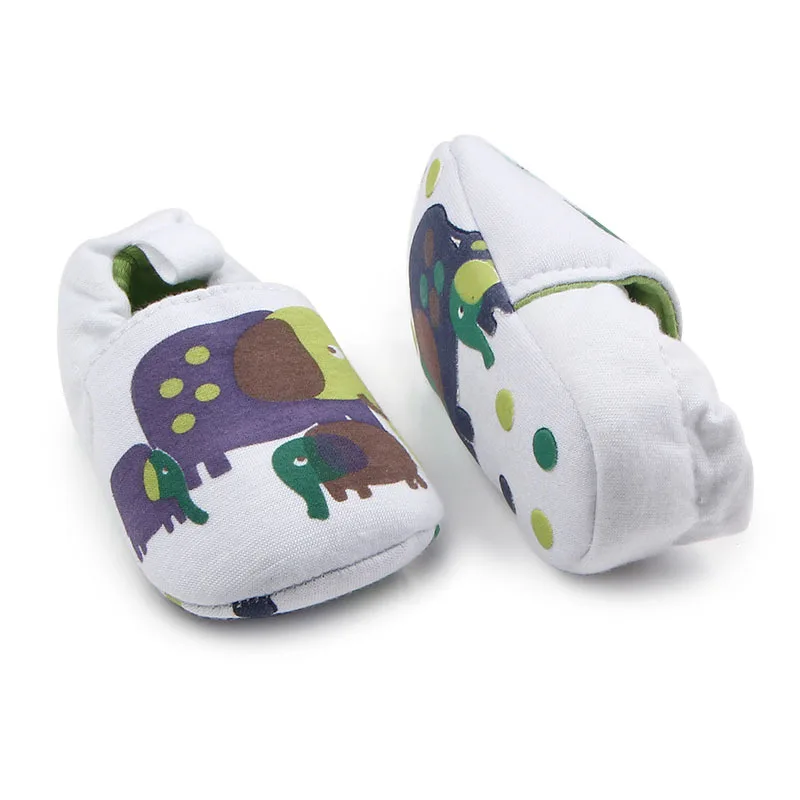 Romirus/Осенняя детская хлопковая нескользящая обувь с мягкой подошвой для малышей с Микки Маусом