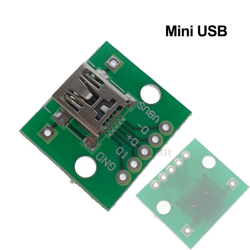 10 шт. плата адаптер MICRO USB Для DIP 2 54 мм 5pin разъем типа B 0 3 гнездовой преобразователь