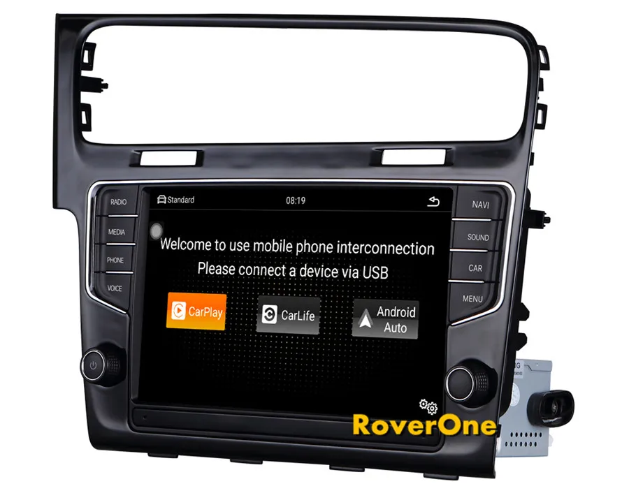 For VW Golf 7 MK7 2014 2015 For Volkswagen MIB System Android Auto CarPlay Quad Core Car Accessories Radio Stereo GPS Navigation