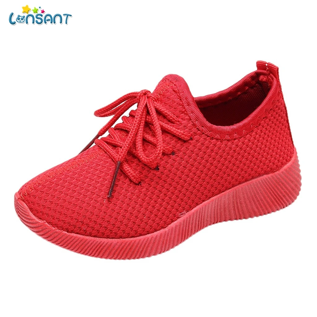 

LONSANT Breathable Unisex Shoes Children Infant Kids Baby Girls Boys Solid Sport Running Sneakers Casual Shoes Sneakers Kids