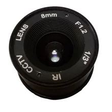Горячая Распродажа F1.2 8 мм 1/" CS ручное крепление фиксированный ИК CCTV Камера объективом 8 мм
