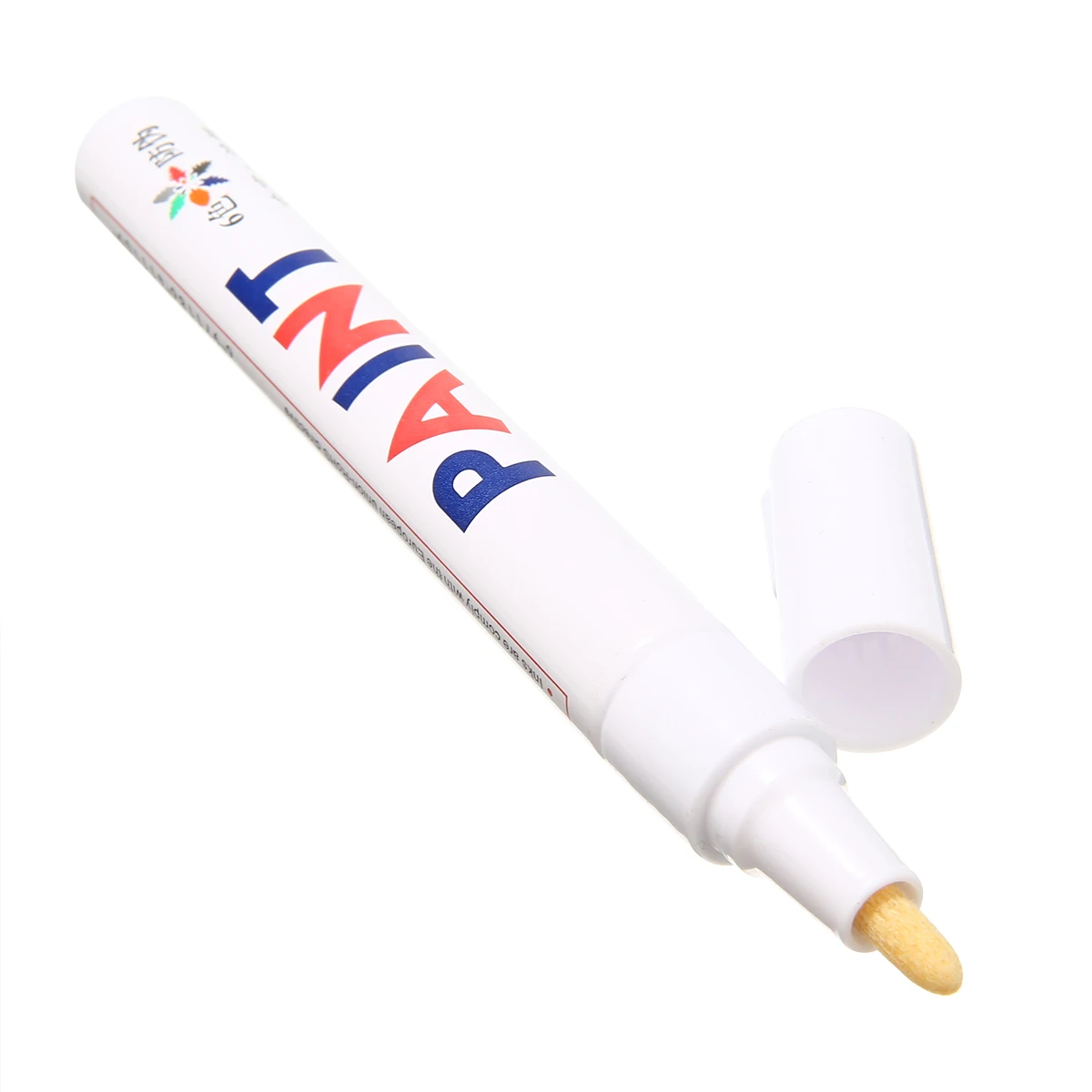 12Pcs Oil Car Tyre Tire Tread Marker Pen DIY Album Metal Rubber Writing White Waterproof Permanent Paint Marker Graffiti Pens