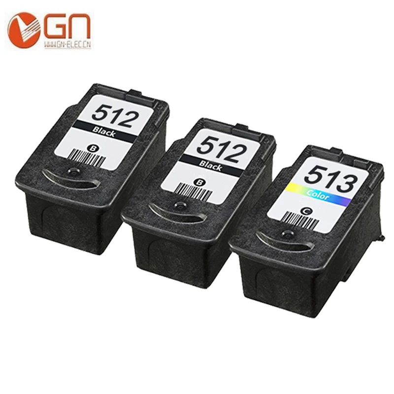 GN PG 512XL 512 CL513XL 513 ink cartridges For Canon PIXMA MP240 MP250 MP270 MP272 MP280 MP480