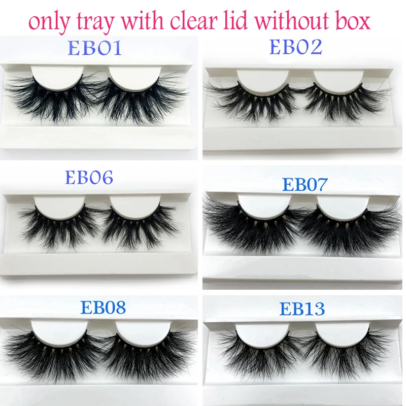 

Buzzme Mink Eyelashes Wholesale 20/30/40/50pairs/lot 3D Mink Lashes Only With Tray No Box Makeup Dramatic Long Mink Lashes