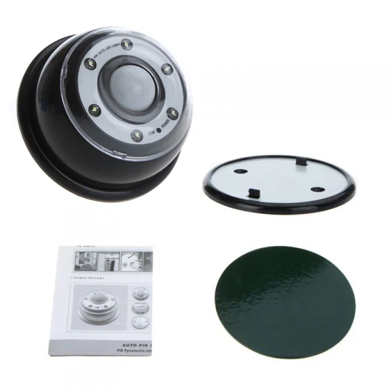 

Infrared PIR Auto Switching Motion Sensor Detector Adjustable 6 LED Light Lamp