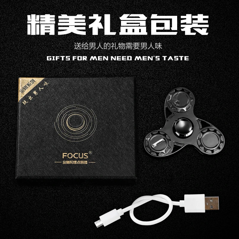 Прямая продажа с фабрики USB зарядка на кончиках пальцев Зажигалка креативная