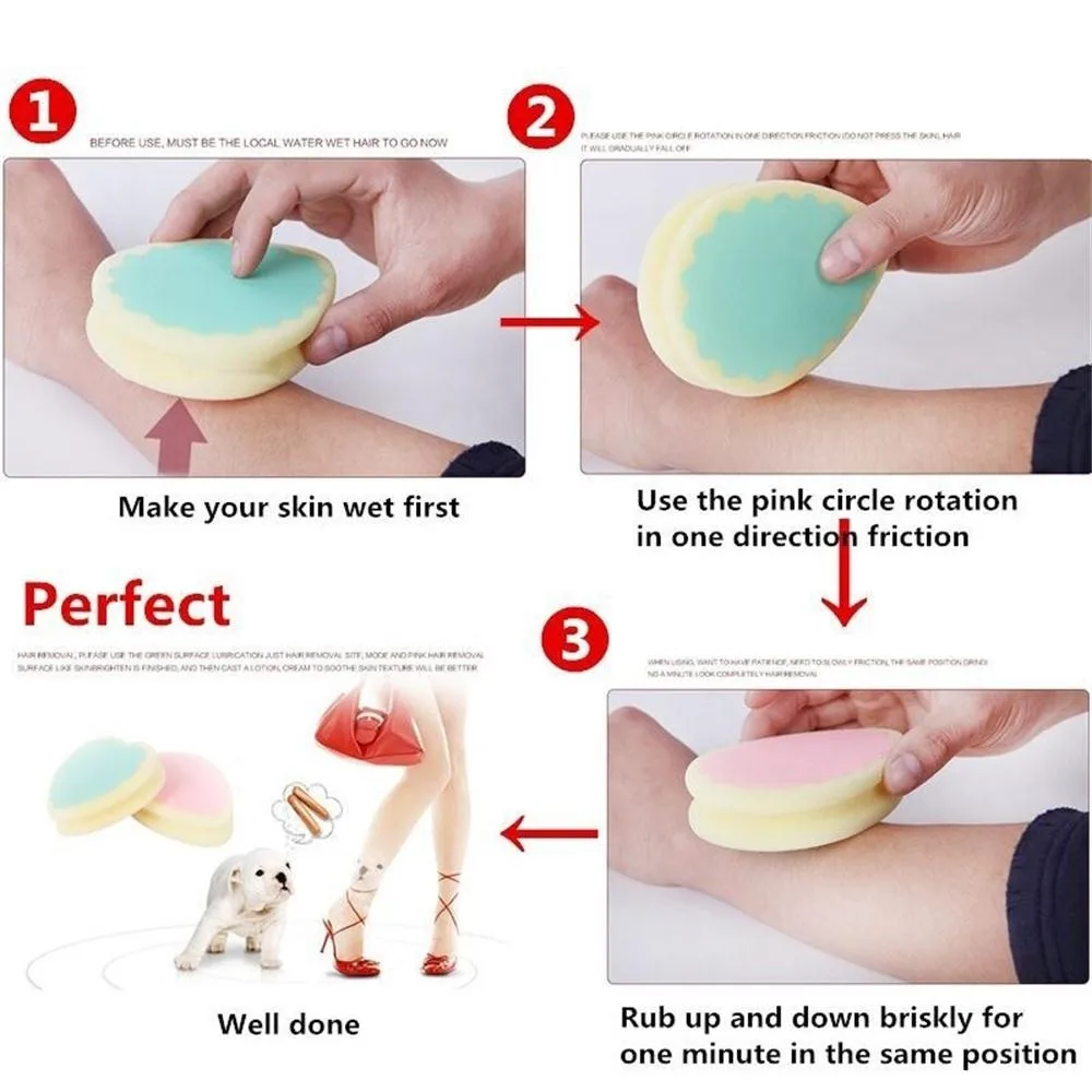 Newest 1pcs Magic Painless Hair Removal Natural Face Hair Remova