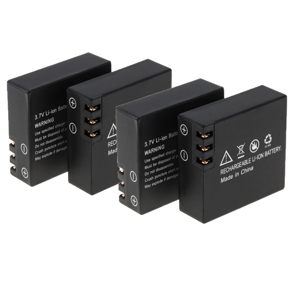 10pcs 3.7V 900mAh Rechargeable Li ion Battery SJCAM SJ4000 SJ5000