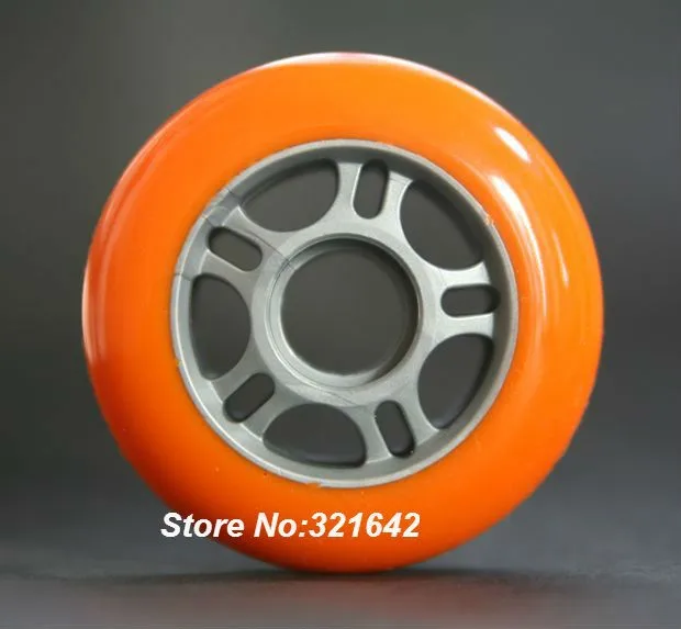 

Color Orange 80MM Wide 24MM,85A of HV Seba PU Skates Wheel,skate board/Slalom/Braking Roller Skating Shoes wheel,Free shipping!