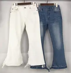 2019 Весна и лето новые модные джинсы с дырками 0328