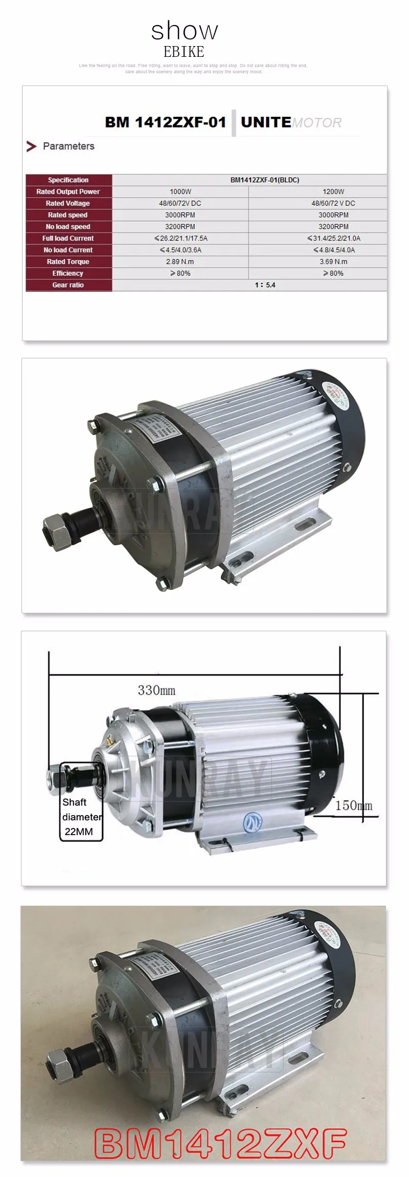 electric tricycle kit 48v 1200w
