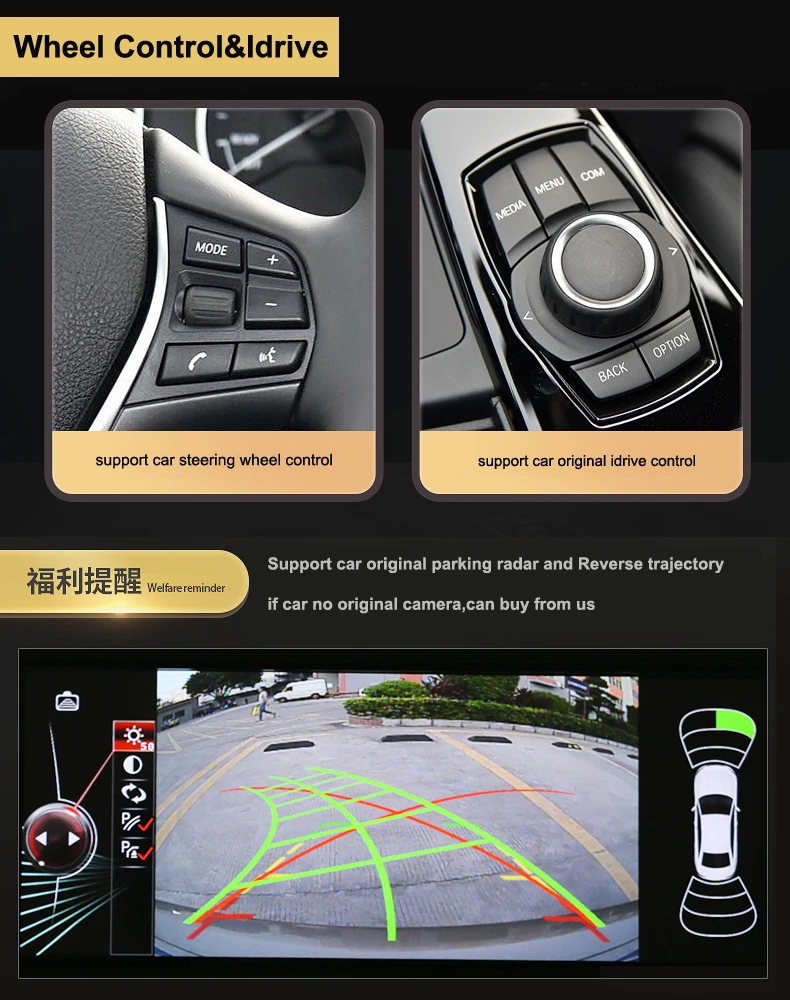 Clearance COIKA 10.25" Android 9.0 2+32G Car Multimedia Screen For BMW F30 F31 F34 F32 F33 F36 2018 EVO System WIFI BT SWC GPS Navi Stereo 13