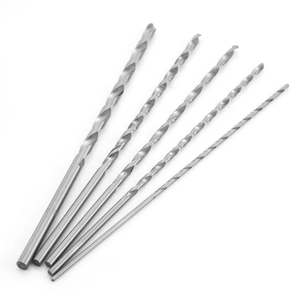 5 шт. набор сверл Mayitr HSS Auger Twist 2/3/3. 5/4/5 мм диаметр 150 Удлиненные Прямые сверла для