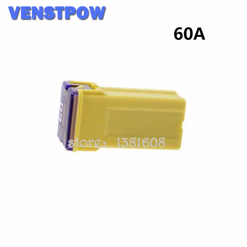 Автомобильный предохранитель VENSTPOW 60A PEC JT 14 3x12x27 мм Прямоугольный для Ford Buick Mazda Suzuki
