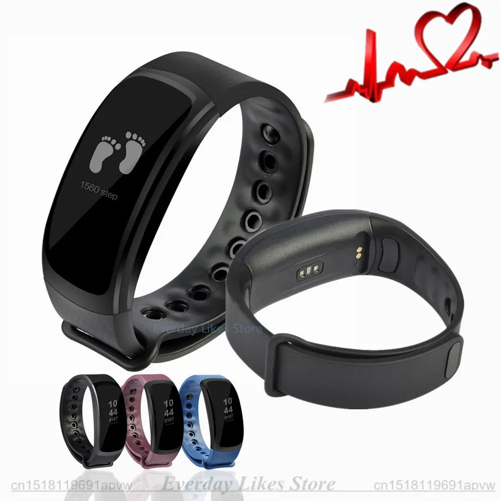 A18 Smart Band Fashion Sport Bracelet Wristband BT 4 0 Pedometer Heart Rate Monitor Smartband For