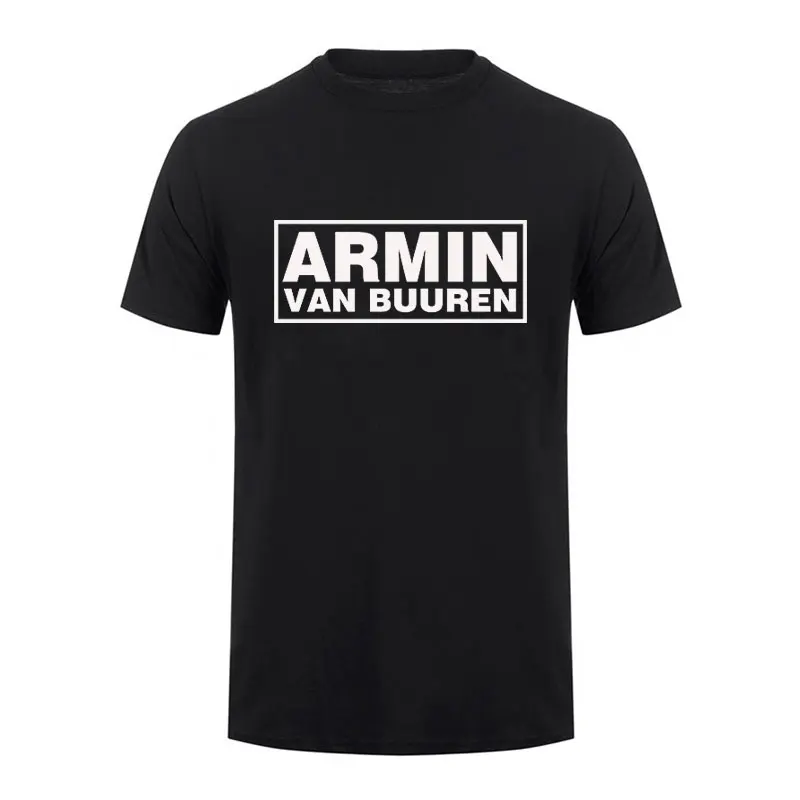 Armin Van Buuren с буквенным принтом для мужчин/женщин панк-рок группа футболка черно-белые повседневные хлопковые футболки футболка для мужчин - Цвет: 15