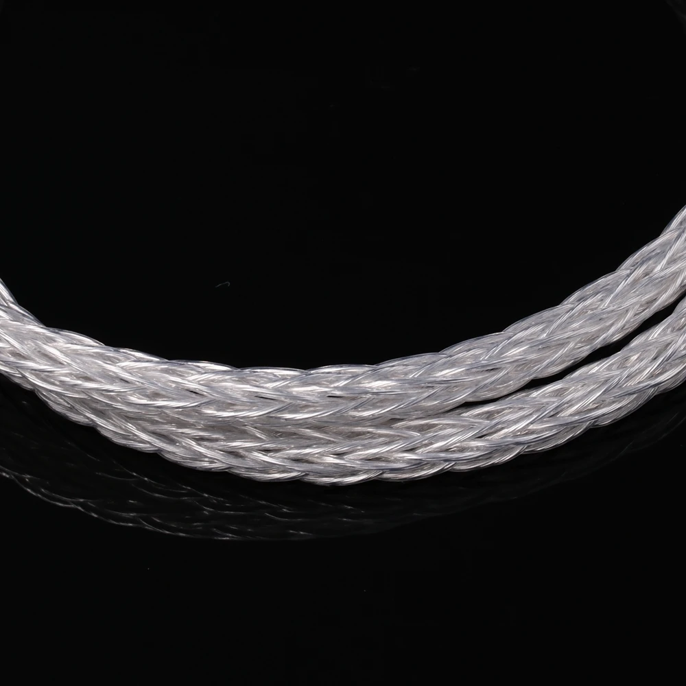 8AG высокой чистоты PTFE OCC Кабель питания Шнур для Hi Fi аудио динамик усилитель
