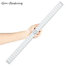 PIR индукция под шкаф светильник 0,5/1/1,5 W Шкаф светильник из алюминиевого сплава с разъемом USB зарядка ночной Светильник для спальни, кухни, сплошные светильник Инж