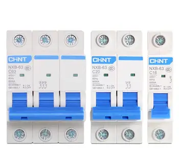 

1pcs CHINT Kunlun series NXB-63 1P2P3P4P1A3A6A10A32A63A and other DZ47 upgrade small open circuit