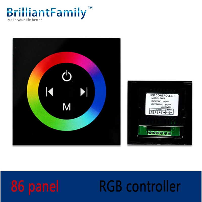 86 Panel Dimmer PWM LED Dimmers 12 To 24 V Wall type High end Dimmer 20