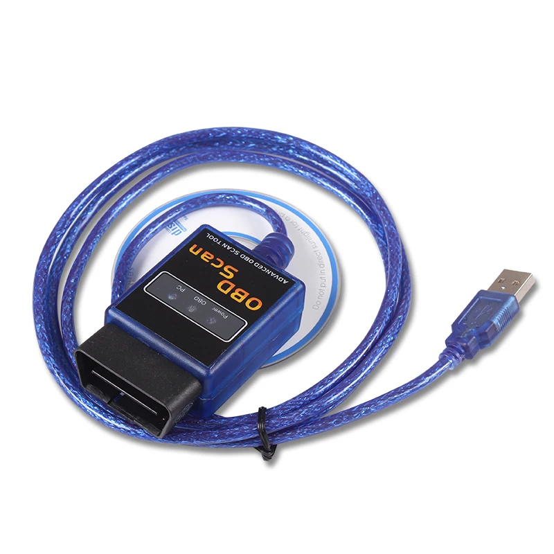 Горячая продажа Vgate ELM 327 V2.1 USB Версия OBD2 Улучшенный OBD II инструмент для