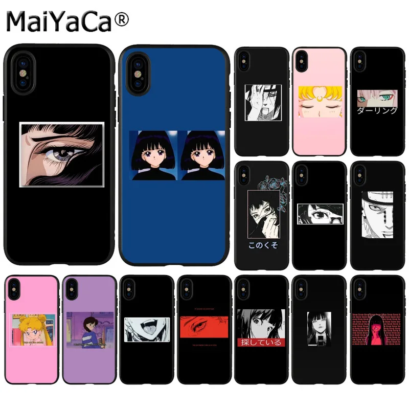 

Maiyaca Black Cartoon kuroshitsuji Naruto Sailor Moon Luxury Phone Cover for Apple iphone 11 pro 8 7 66S Plus X XS MAX 5S SE XR