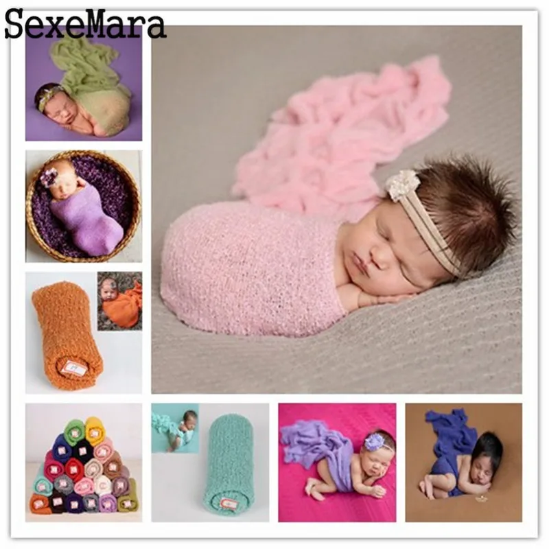 Wrap Baby Photography Props Blanket Rayon Wraps Stretch Knit Wrap Newborn Photo Wraps Hammock Swaddling Padding Wrap 40 * 150cm Wrap Baby Photography Props Blanket Rayon Wraps Stretch Knit Wrap Newborn Photo Wraps Hammock Swaddling Padding Wrap 40 * 150cm