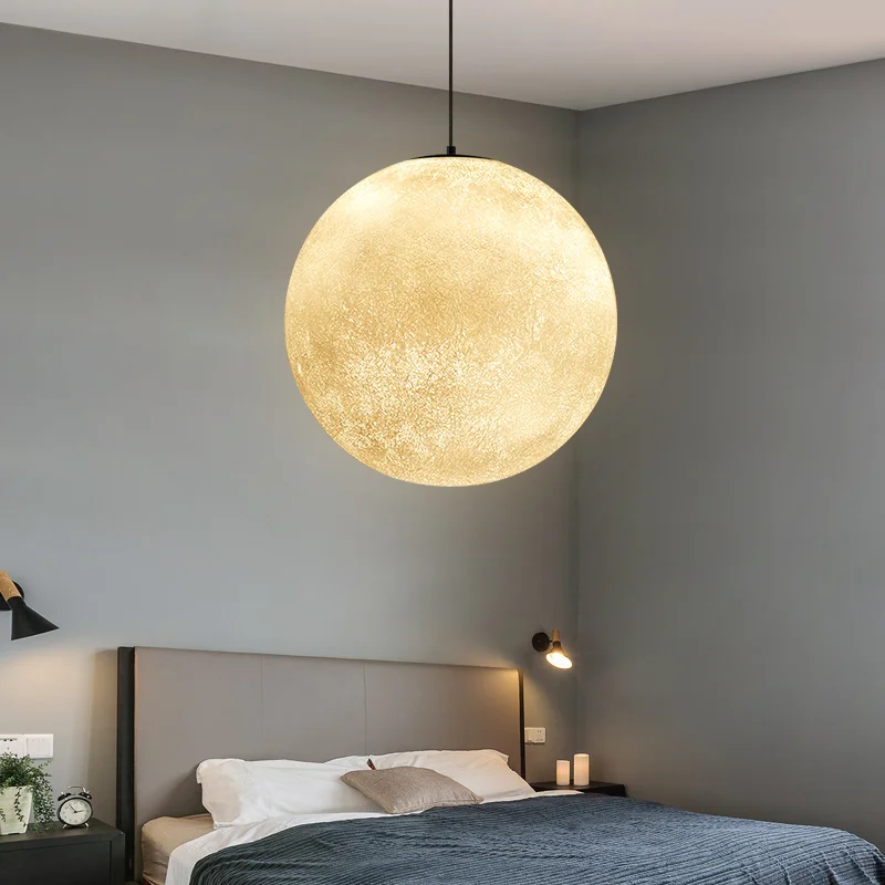 Nordic Moon лампа с теплым светом для спальни романтические креативные подвесные