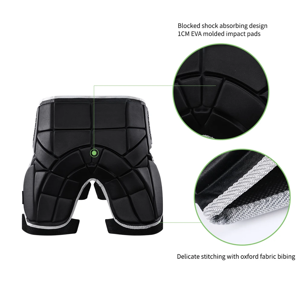 WOSAWE Protector de motocicleta a tope almohadilla de cadera protección Moto deportes apoyo de seguridad alfombra protectora ajustable hombres mujeres almohadilla WOSAWE Protector de motocicleta a tope almohadilla de cadera protección Moto deportes apoyo de seguridad alfombra protectora ajustable hombres mujeres almohadilla