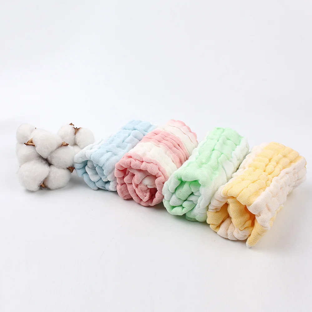 4 PCSLot Multifunction Baby Bath Towels 100% Cotton Gauze Towel For Newborn Baby Handkerchiefs Feeding Saliva Baby Care   (11)