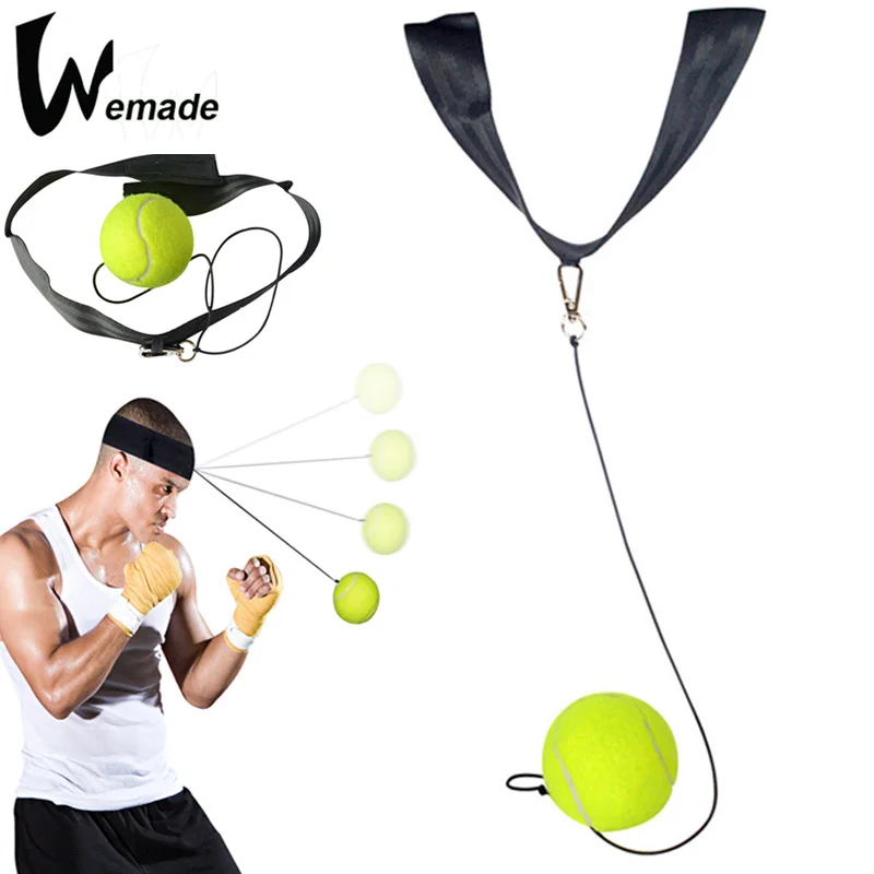 

Boxing Reflex Speed Punch Ball Training Hand Eye Coordination with Headband Improve Reaction Muay Thai Gym Exercise Equipment