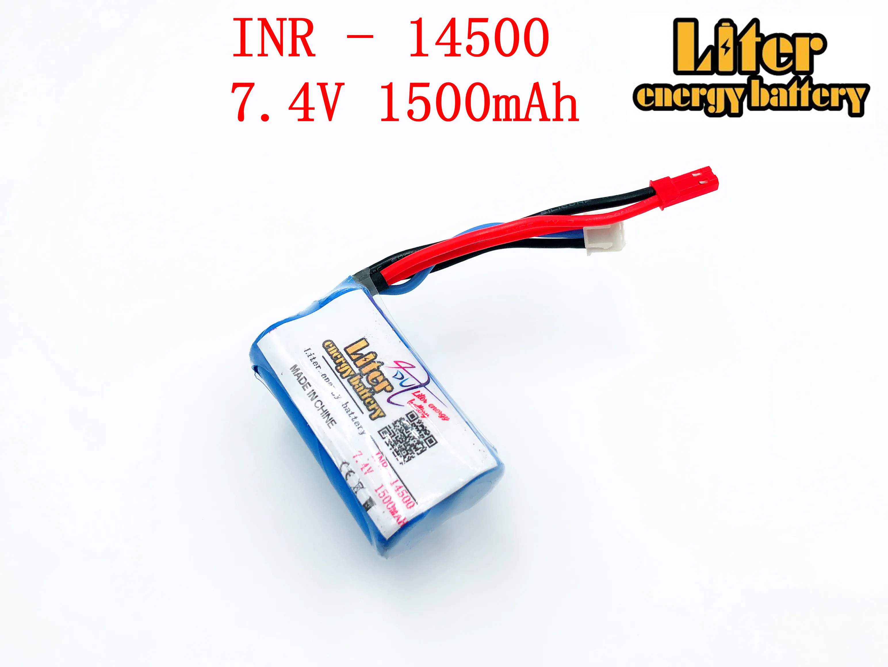 

7.2V 14500P Liter energy battery 14500 battery pack 2S1P 7.4V 1500mAh with pcb