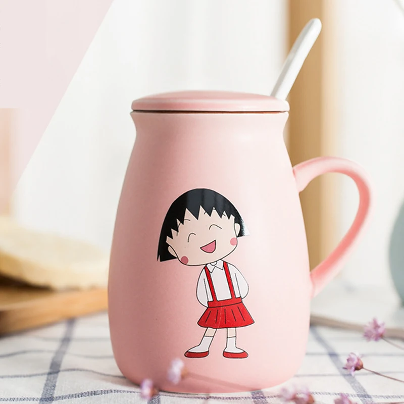 

Hot Funny Cherry Tea Cups and Coffee Mugs For Home and Office, Cherry Small balls Anime Mugs As Christmas Gift For Daughter Girl