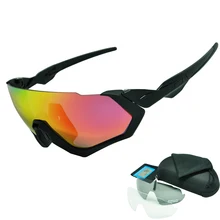 2018 NEW Polarized Cycling Glasses 3 lens UV400 Bicycle Cycling Sunglasses Men Sport Road Bike Cycling Eyewear Gafas ciclismo