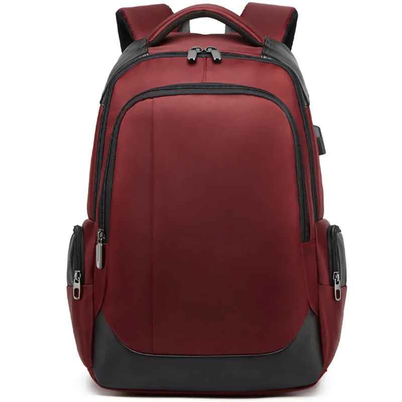VM Мода поцелуй высокого качества usb зарядка Sac Dos Pc 15,6 Pouces дорожная упаковка водостойкий износостойкий рюкзак для ноутбука - Цвет: red